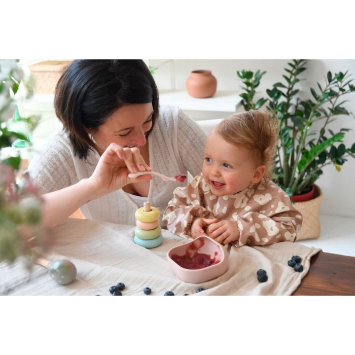 Набор посуды Beaba Savannah Bloom металлический подарочный 4+