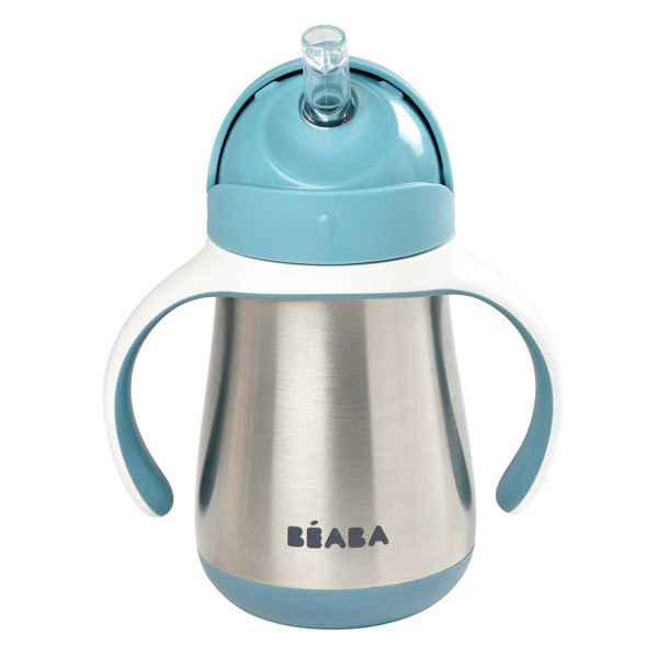 Поильник с трубочкой с нержавеющей стали Beaba 250 мл
