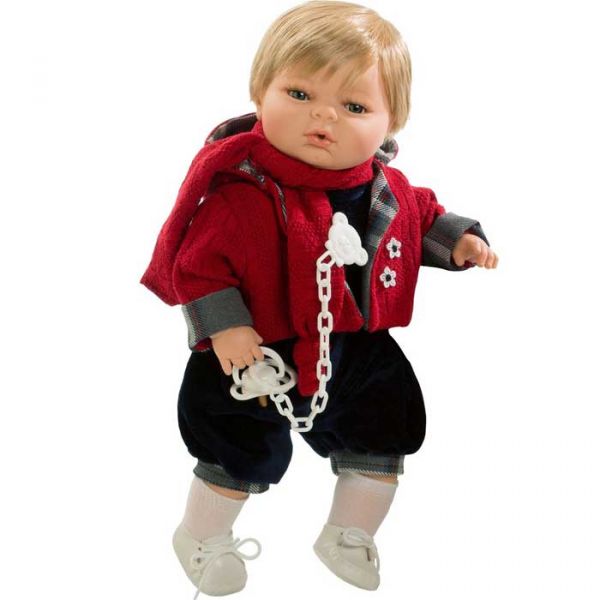 Кукла Munecas Berbesa 4312 Raul Lloron озвученная 42 см