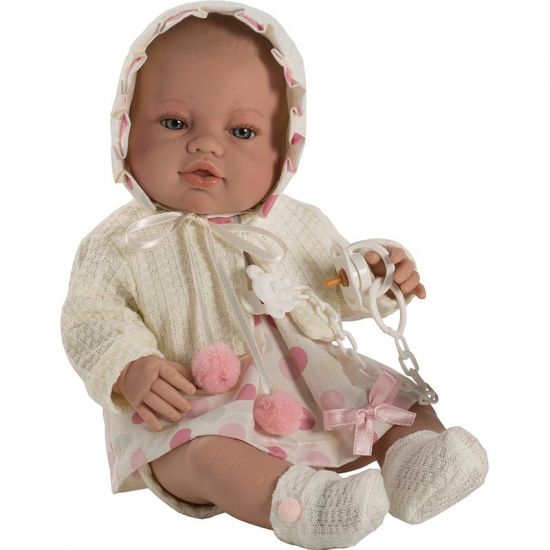 Кукла–пупс Munecas Berbesa 5112 новорожденный девочка 42 см