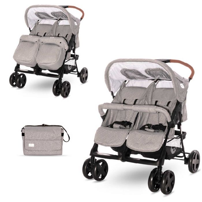 Прогулянкова коляска для двійні Lorelli Twin