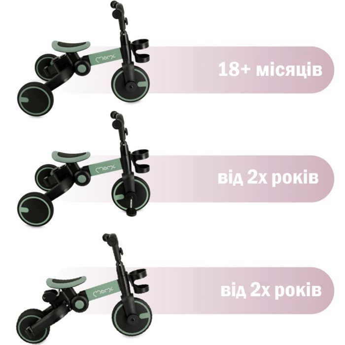 Детский беговел-велосипед 3в1 MoMi Filo