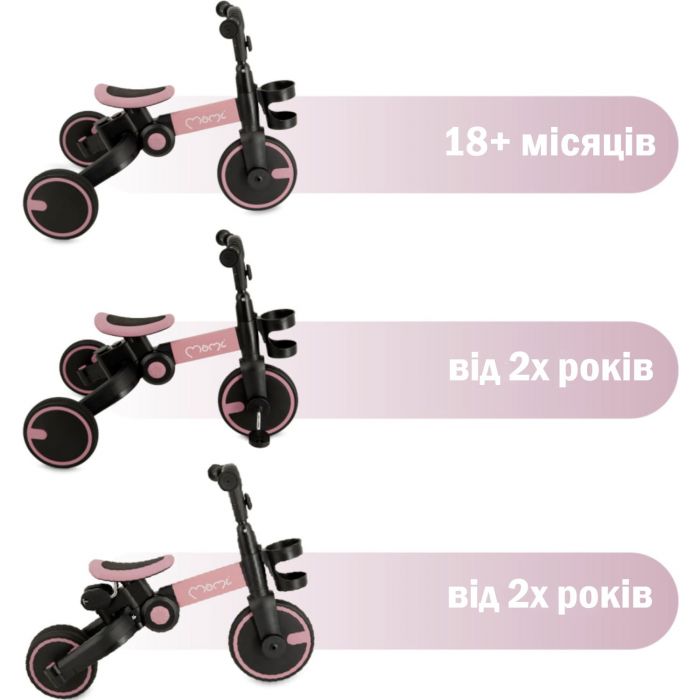 Детский беговел-велосипед 3в1 MoMi Filo