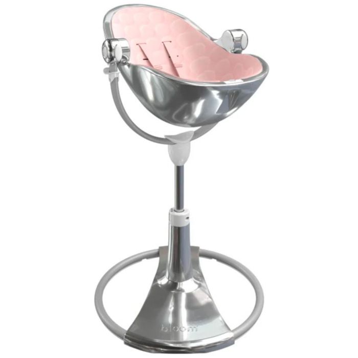 Стільчик для годування Bloom Fresco Chrome Special Edition Silver (з вкладишем)