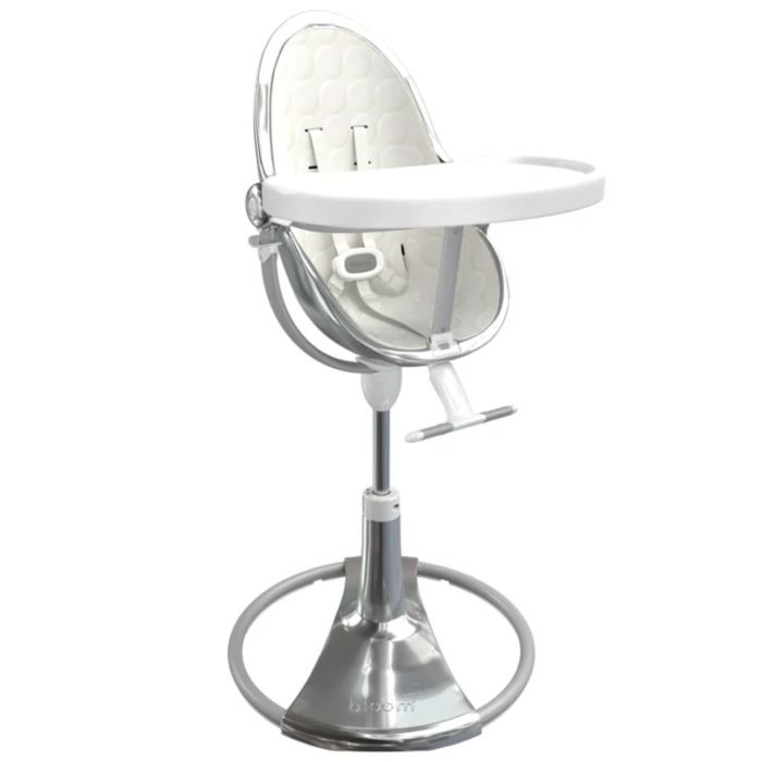 Стільчик для годування Bloom Fresco Chrome Special Edition Silver (з вкладишем)