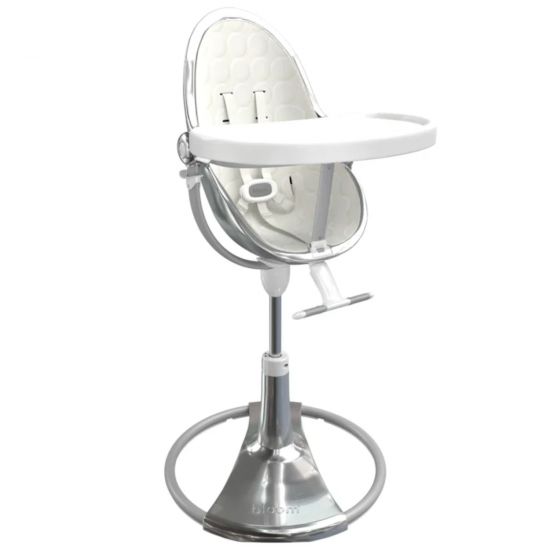 Стільчик для годування Bloom Fresco Chrome Special Edition Silver (з вкладишем)