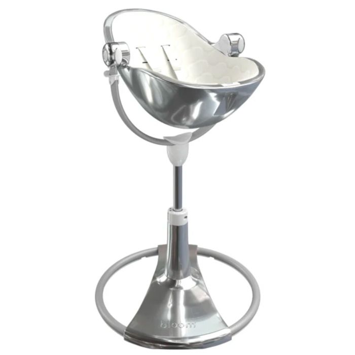 Стільчик для годування Bloom Fresco Chrome Special Edition Silver (з вкладишем)