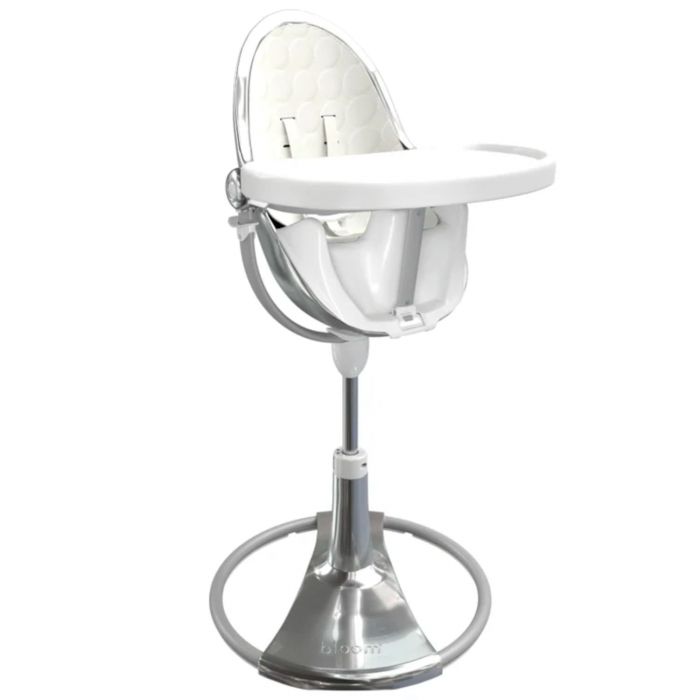 Стільчик для годування Bloom Fresco Chrome Special Edition Silver (з вкладишем)