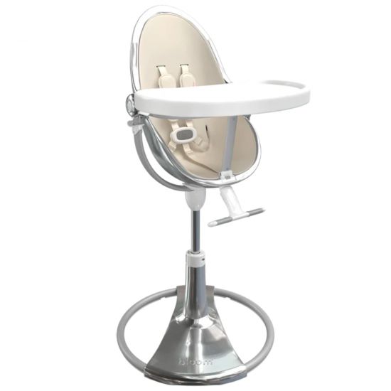 Стільчик для годування Bloom Fresco Chrome Special Edition Silver (з вкладишем)