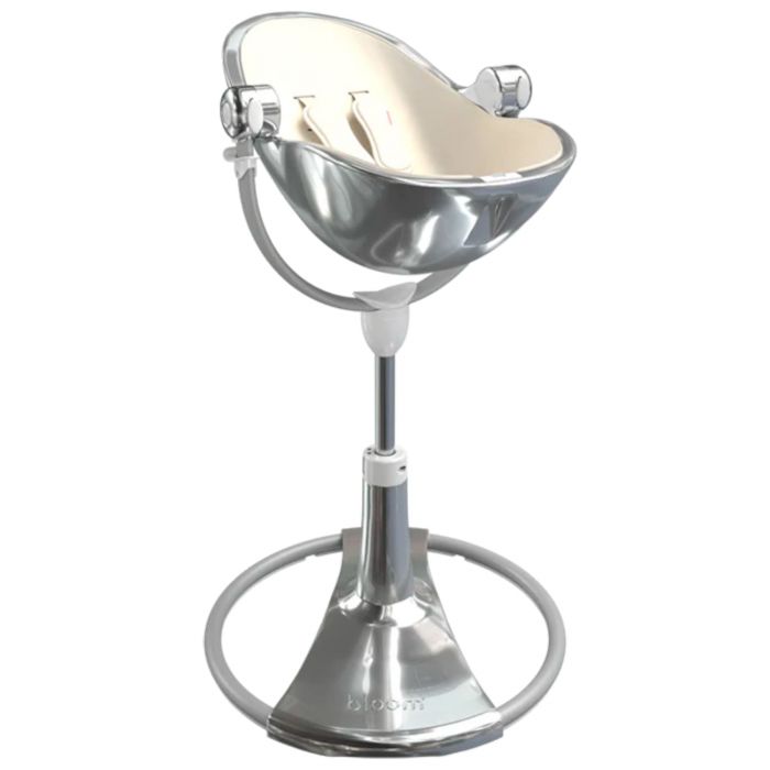 Стільчик для годування Bloom Fresco Chrome Special Edition Silver (з вкладишем)