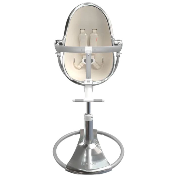 Стільчик для годування Bloom Fresco Chrome Special Edition Silver (з вкладишем)