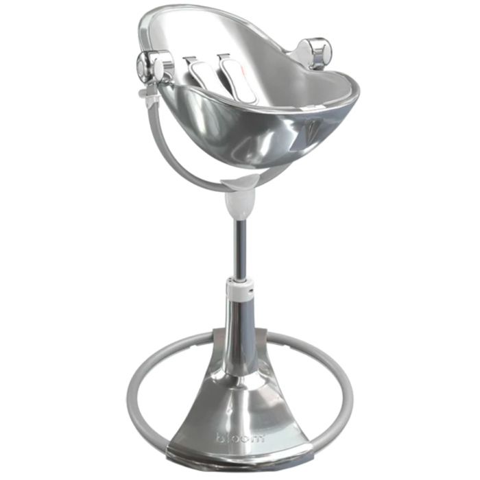 Стільчик для годування Bloom Fresco Chrome Special Edition Silver (з вкладишем)