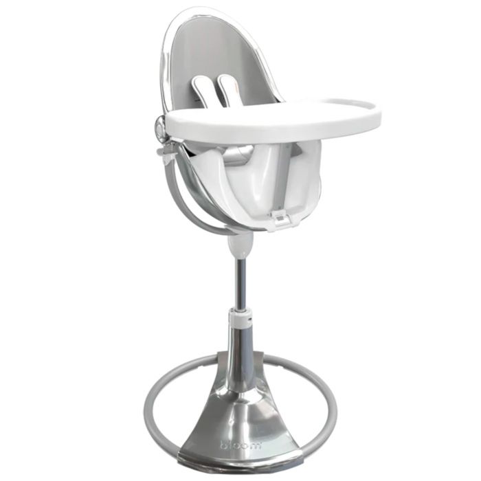 Стільчик для годування Bloom Fresco Chrome Special Edition Silver (з вкладишем)