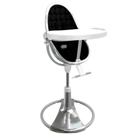 Стільчик для годування Bloom Fresco Chrome Special Edition Silver (з вкладишем)