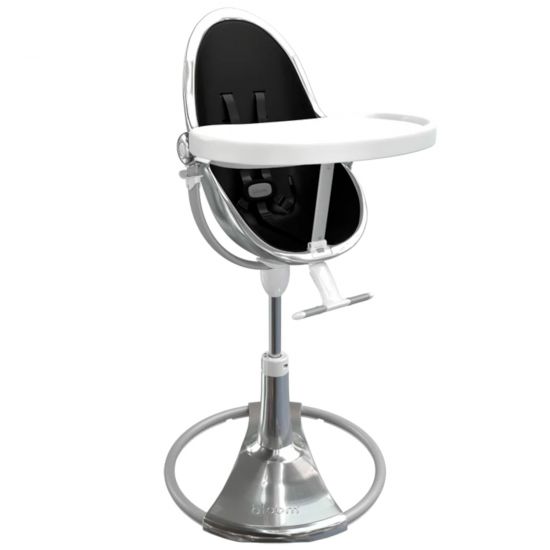 Стільчик для годування Bloom Fresco Chrome Special Edition Silver (з вкладишем)