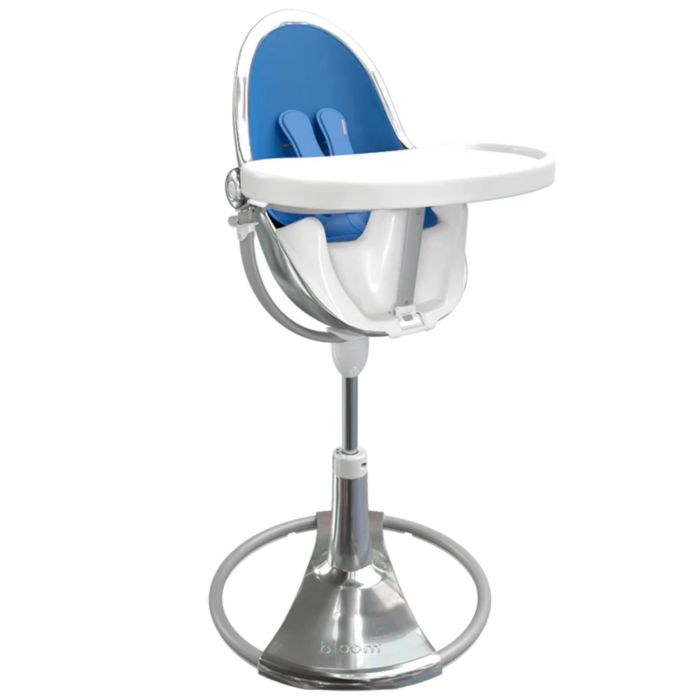 Стільчик для годування Bloom Fresco Chrome Special Edition Silver (з вкладишем)