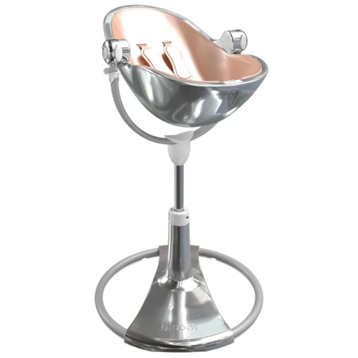 Стільчик для годування Bloom Fresco Chrome Special Edition Silver (з вкладишем)