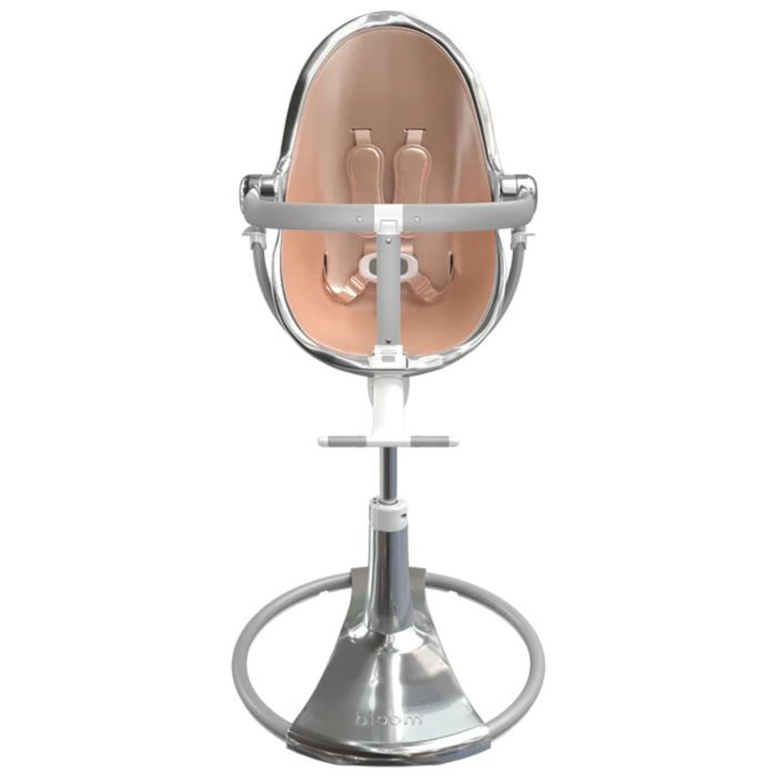 Стільчик для годування Bloom Fresco Chrome Special Edition Silver (з вкладишем)