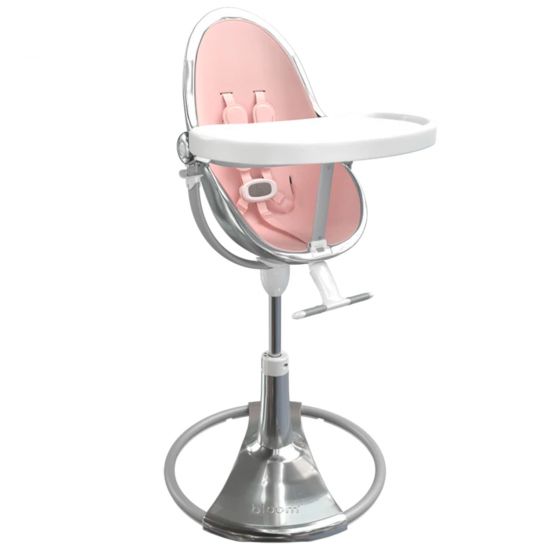 Стільчик для годування Bloom Fresco Chrome Special Edition Silver (з вкладишем)