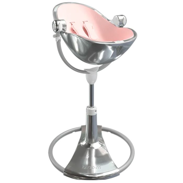 Стільчик для годування Bloom Fresco Chrome Special Edition Silver (з вкладишем)