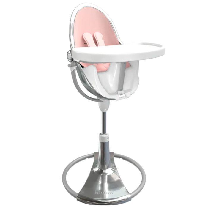 Стільчик для годування Bloom Fresco Chrome Special Edition Silver (з вкладишем)
