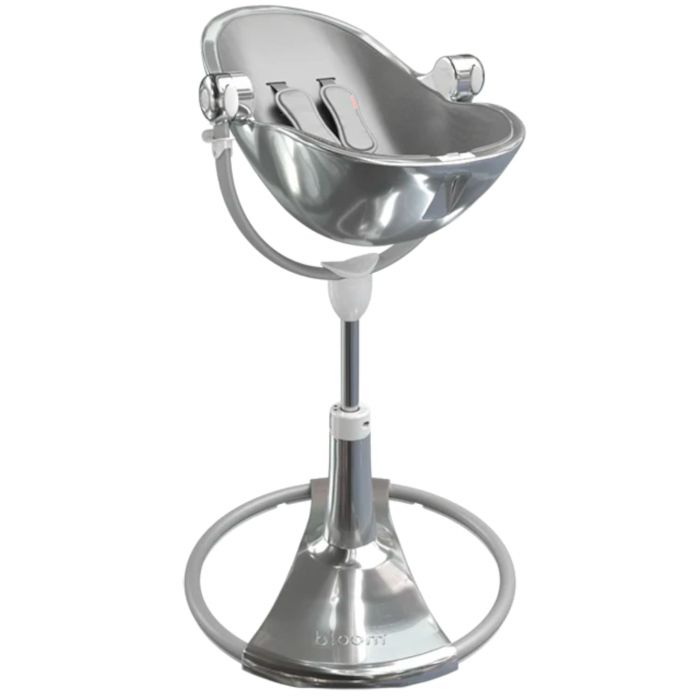 Стільчик для годування Bloom Fresco Chrome Special Edition Silver (з вкладишем)