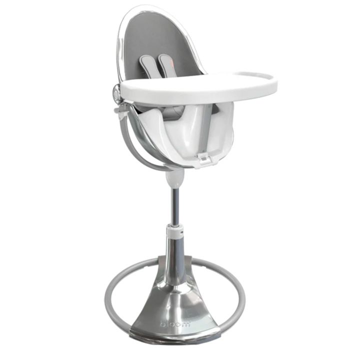 Стільчик для годування Bloom Fresco Chrome Special Edition Silver (з вкладишем)