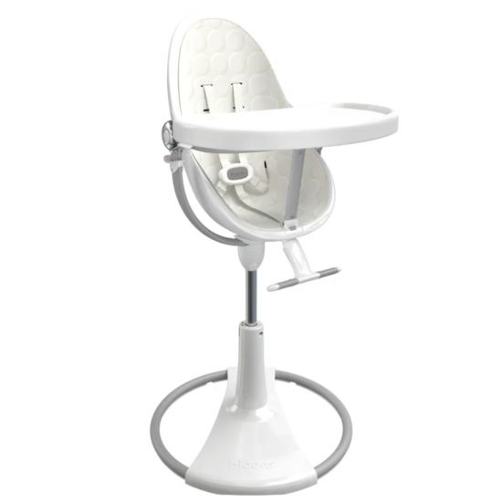 Стільчик для годування Bloom Fresco Chrome White (з вкладишем)