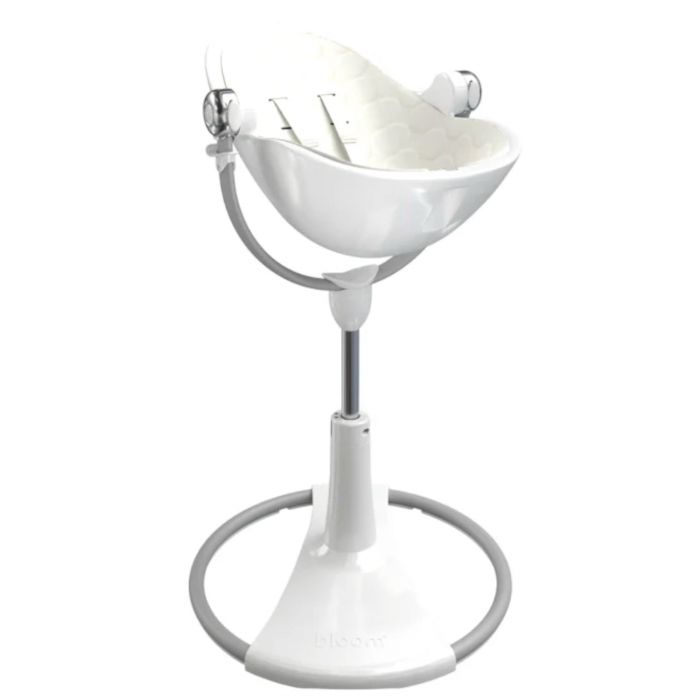 Стульчик для кормления Bloom Fresco Chrome White (с вкладышем)