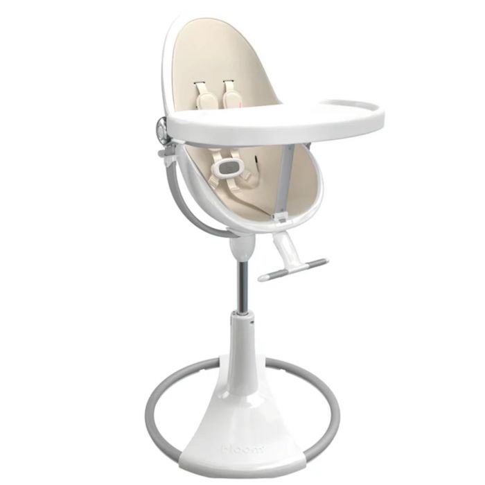 Стульчик для кормления Bloom Fresco Chrome White (с вкладышем)