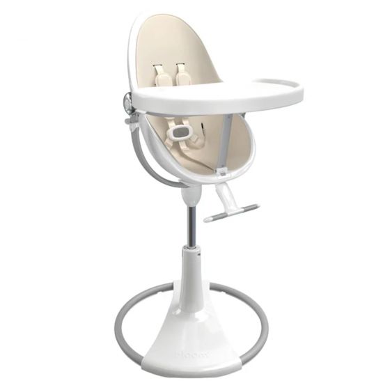 Стільчик для годування Bloom Fresco Chrome White (з вкладишем)