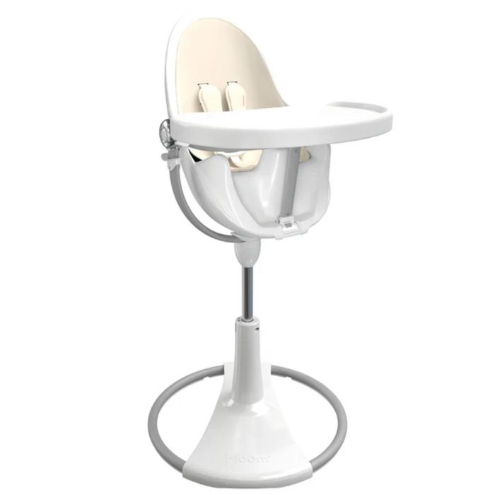 Стульчик для кормления Bloom Fresco Chrome White (с вкладышем)