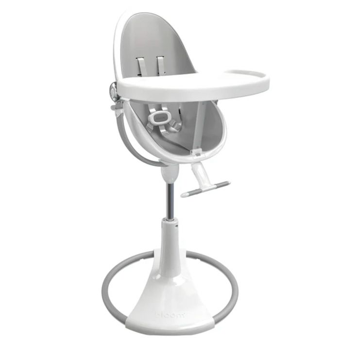 Стульчик для кормления Bloom Fresco Chrome White (с вкладышем)