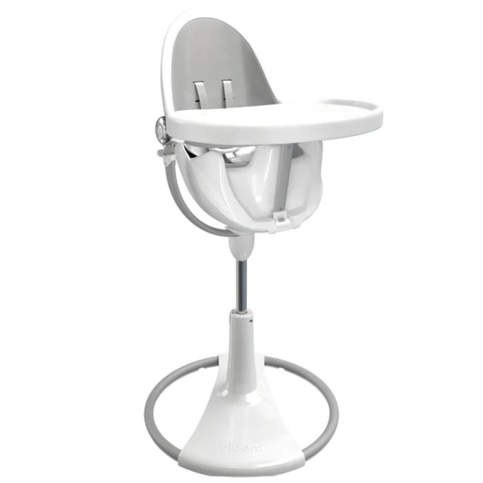 Стульчик для кормления Bloom Fresco Chrome White (с вкладышем)