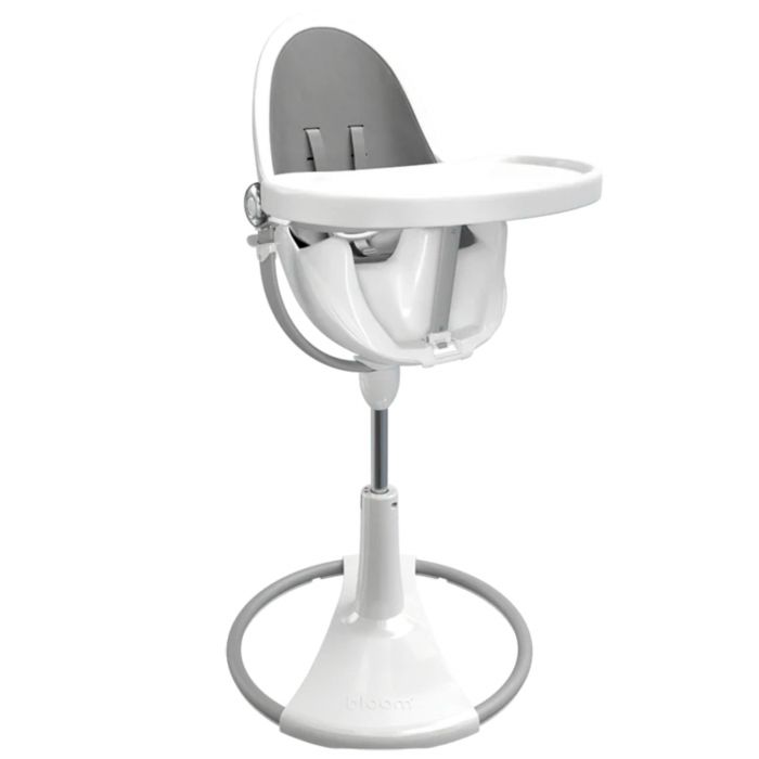 Стульчик для кормления Bloom Fresco Chrome White (с вкладышем)