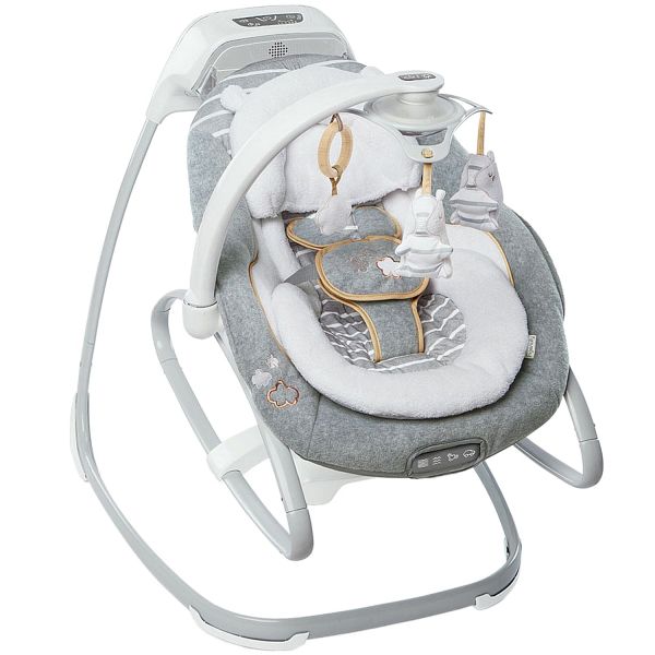 Детская качелька шезлонг Bright Starts 11019 Ingenuity Bella Teddy
