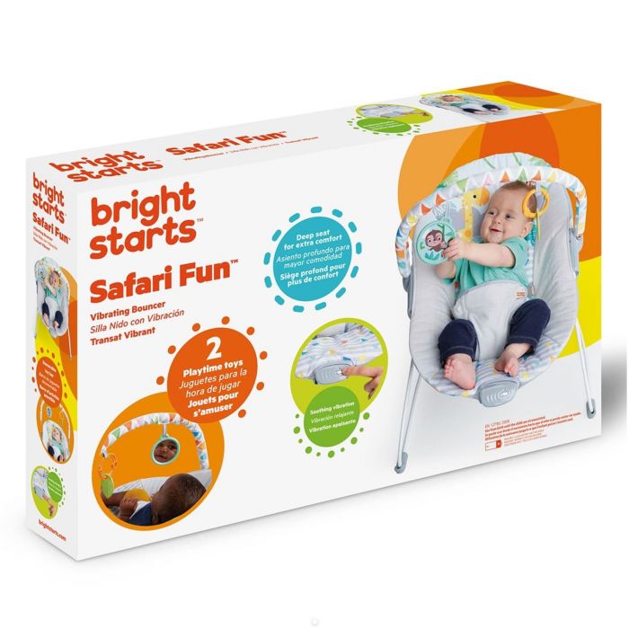 Шезлонг-гойдалка Safari Fun Bright Starts 12204