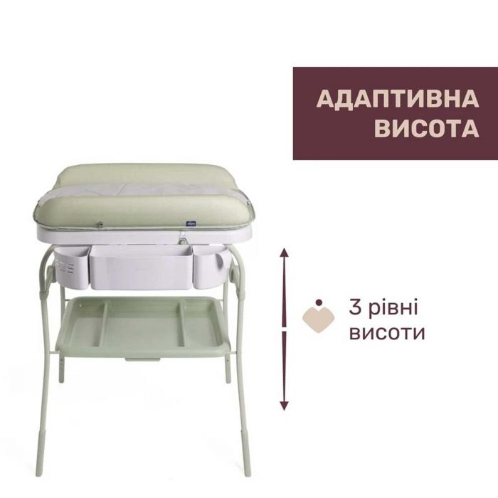 Пеленальний столик з ванночкою Chicco Cuddle & Bubble