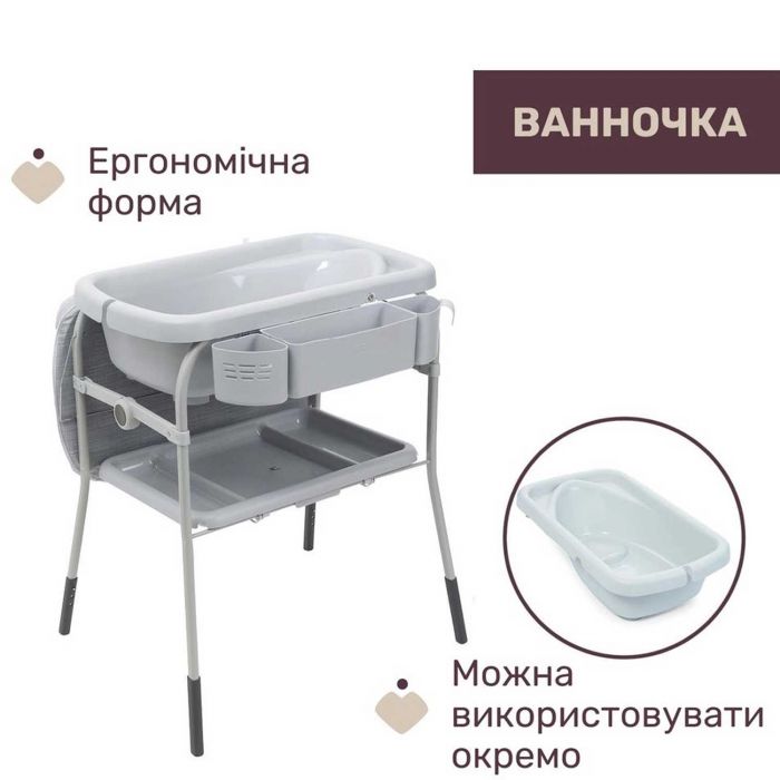 Пеленальний столик з ванночкою Chicco Cuddle & Bubble