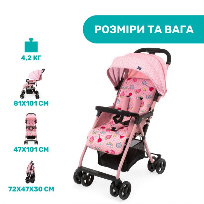 Прогулянкова коляска Chicco Ohlala 3