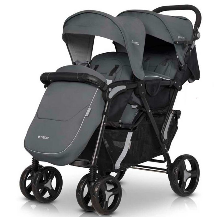 Прогулочная коляска для двойни EasyGo Fusion Duo