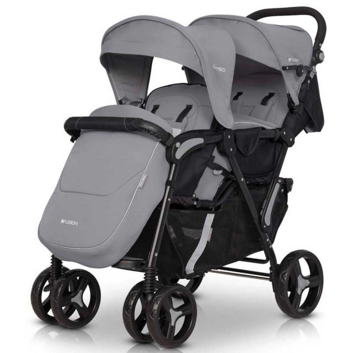 Прогулочная коляска для двойни EasyGo Fusion Duo
