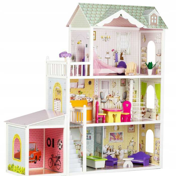Кукольный домик с гаражом EcoToys 4108 WG Beverly Hills