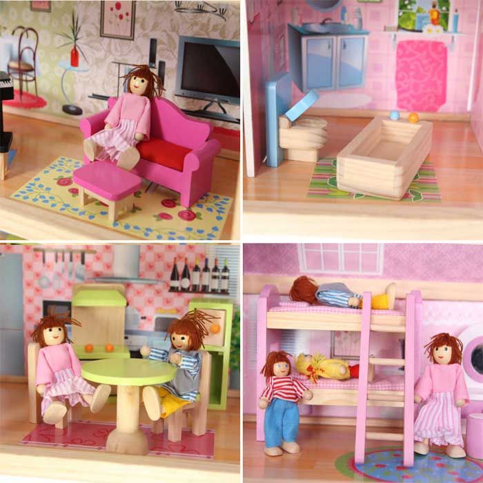 Ляльковий будиночок EcoToys 4110 Казкова резиденція