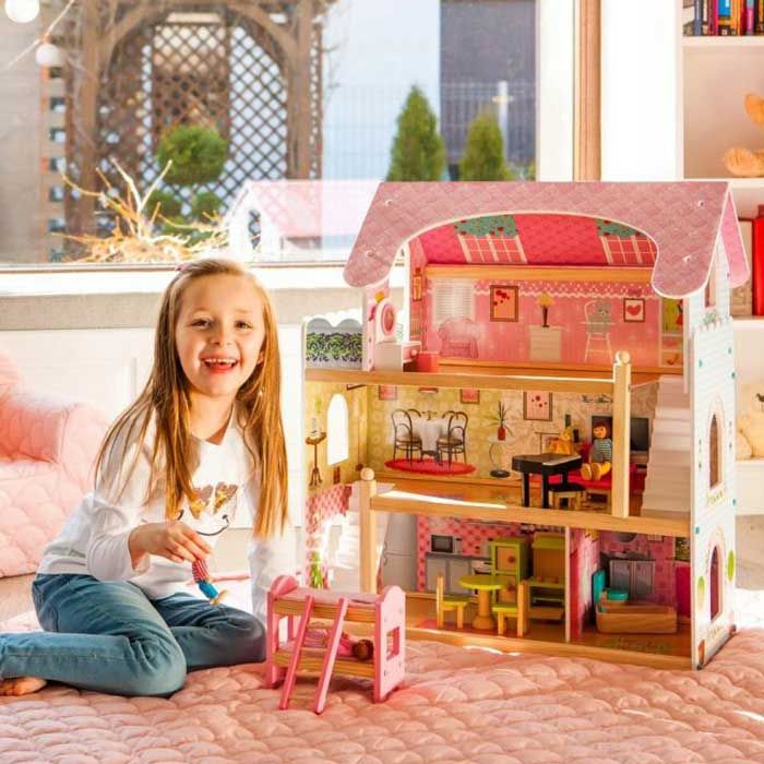 Ляльковий будиночок EcoToys 4110 Казкова резиденція