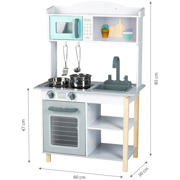 Деревянная кухня для детей EcoToys 7256