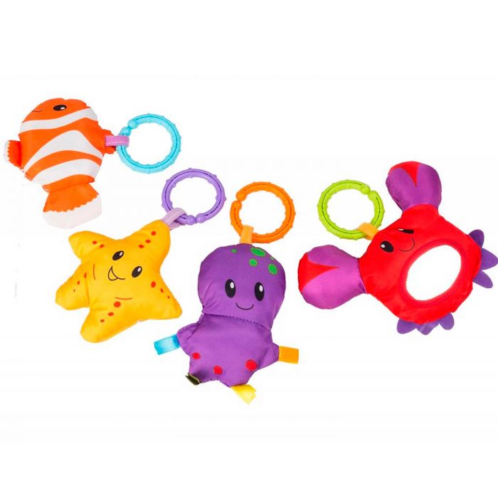 Развивающий коврик 3в1 с игрушками и шариками EcoToys 88967