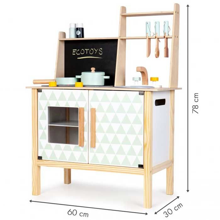 Интерактивная детская кухня с аксессуарами EcoToys CA12092