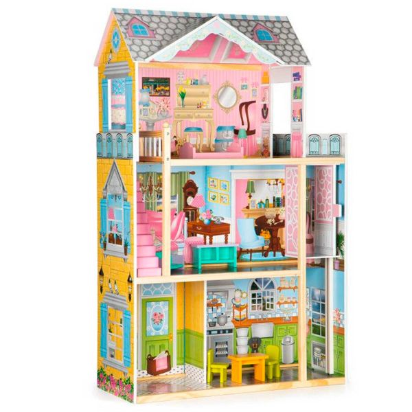 Кукольный домик с аксессуарами EcoToys F0404 Кукольный домик с аксессуарами EcoToys F0404