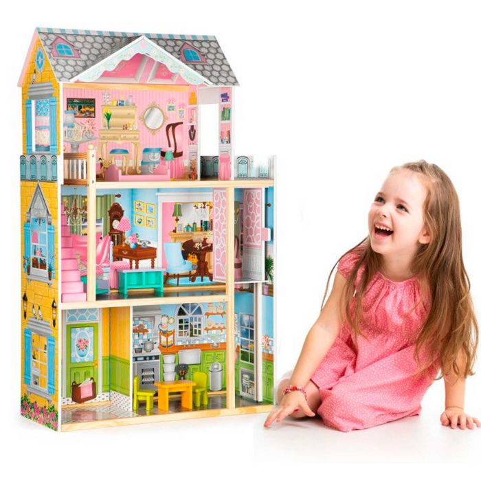 Ляльковий будиночок з аксесурами EcoToys F0404